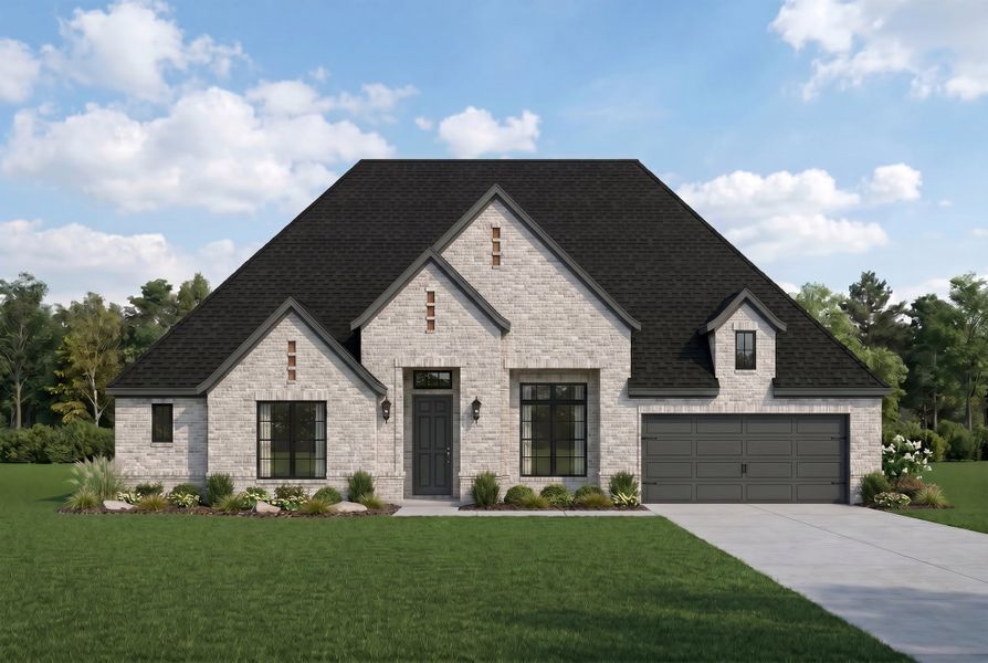 Representative exterior photo of a completed home built from the Palo Verde by Our Country Homes in LeTara, Haslet, TX (Image 4).