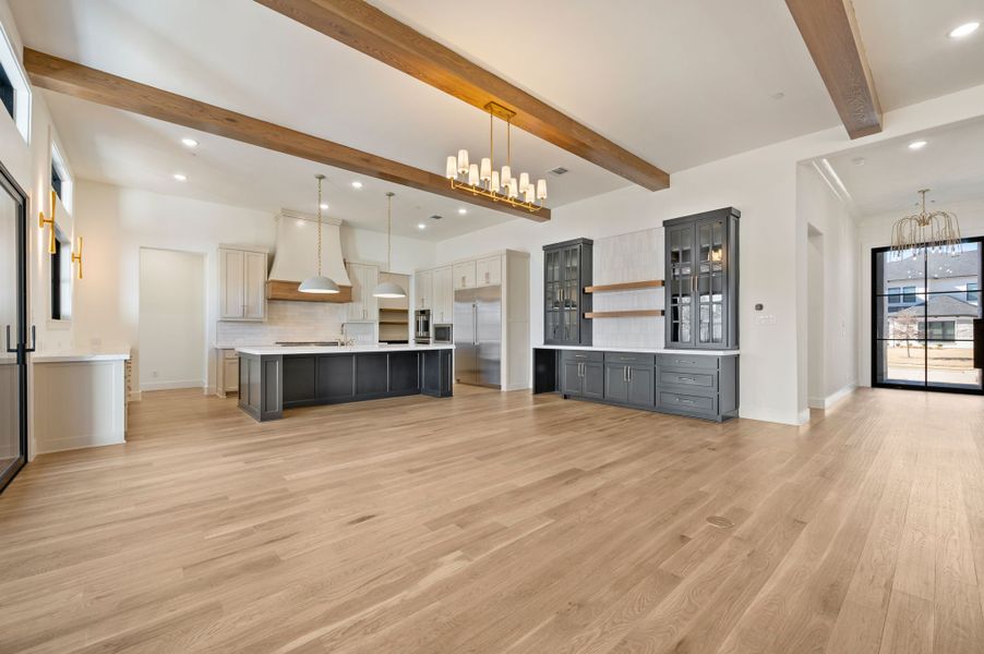 Furnished interior view inside a new home in Montclair, Prosper (Image 7). Furnished interior view inside a new home in Montclair, Prosper (Image 7).