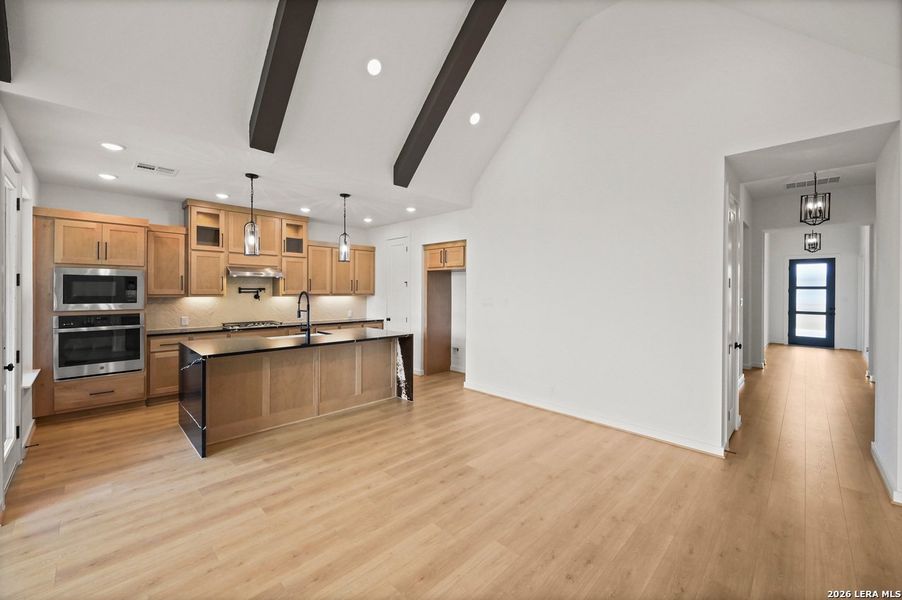 Furnished interior view inside a new home in The Crossvine, Schertz (Image 6).