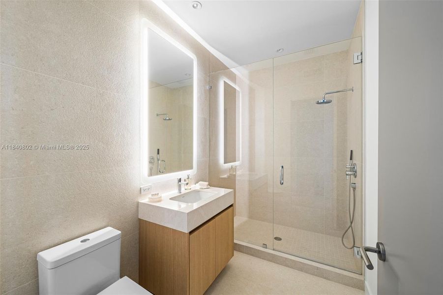 Furnished interior view inside a new home in , Miami Beach (Image 14).