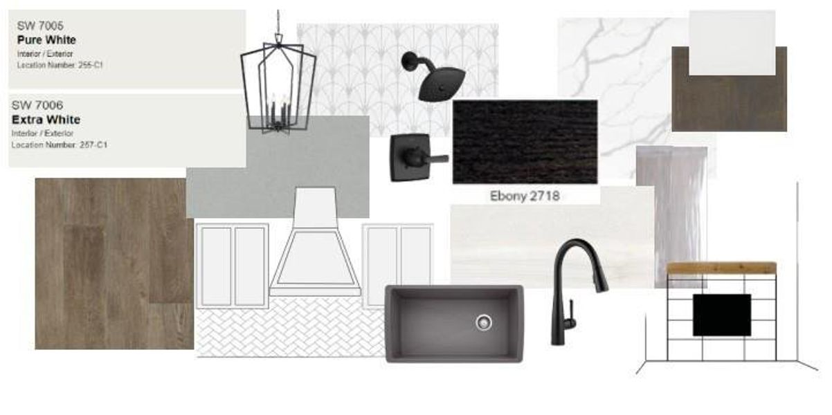 Sample of building materials used in homes in Sweetgrass, Haslet (Image 2). Sample of building materials used in homes in Sweetgrass, Haslet (Image 2).