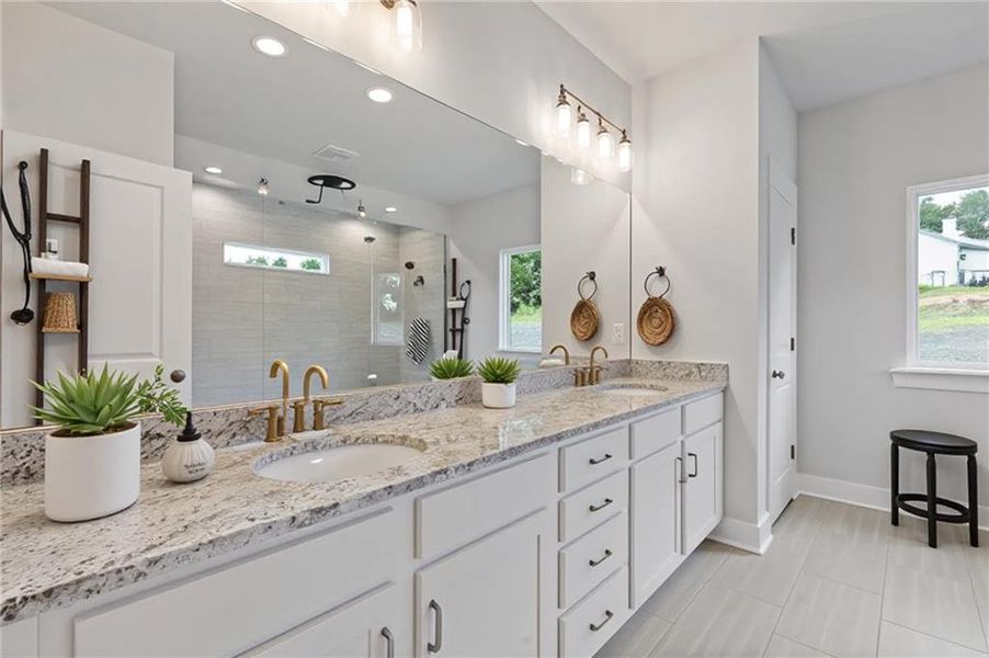Furnished interior view inside a new home in Traditions of Braselton, Jefferson (Image 5).
