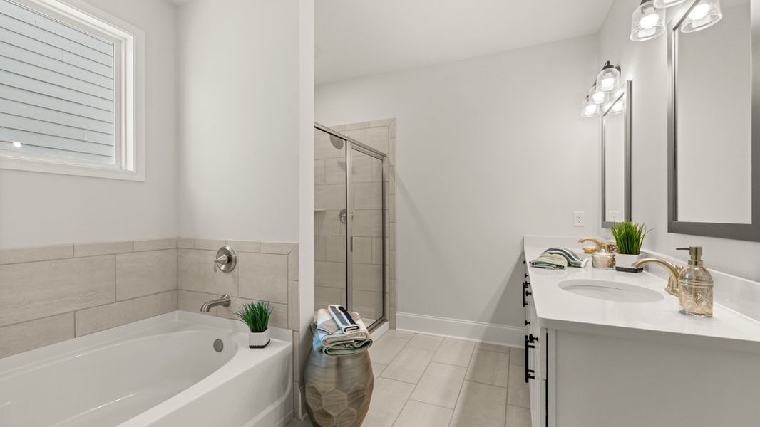 Representative furnished interior of a home built from the ACADIA by D.R. Horton in Hamptons at Riverwood North, Dallas (Image 19). Representative furnished interior of a home built from the ACADIA by D.R. Horton in Hamptons at Riverwood North, Dallas (Image 19).