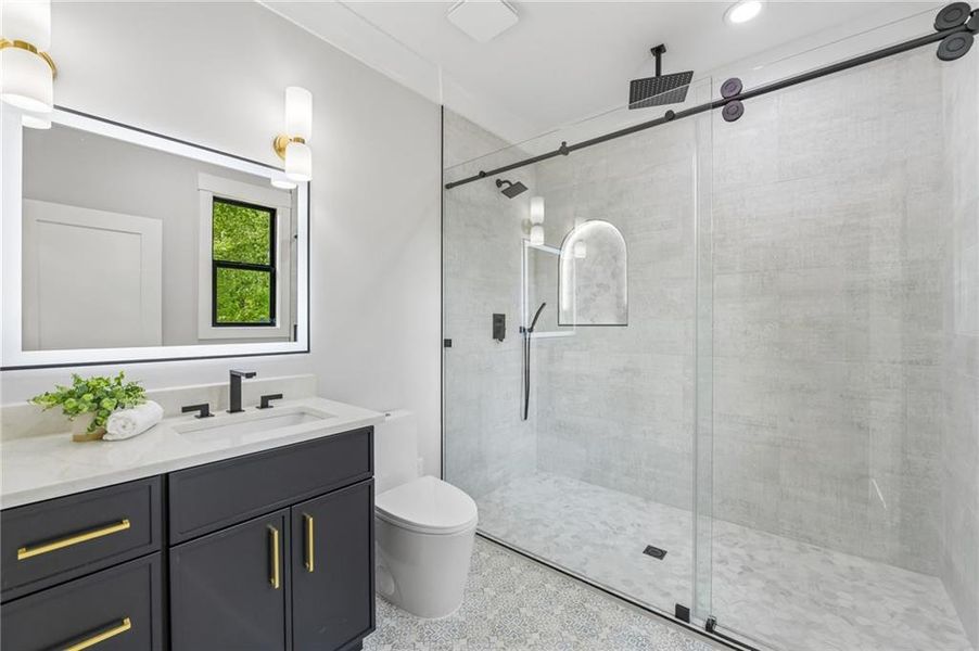 Furnished interior view inside a new home in , Buford (Image 12).