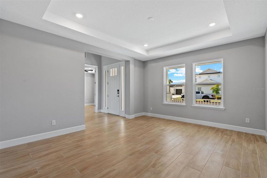 Spacious, unfurnished interior of a new home in Park East at Azario, Bradenton (Image 43). Spacious, unfurnished interior of a new home in Park East at Azario, Bradenton (Image 43).