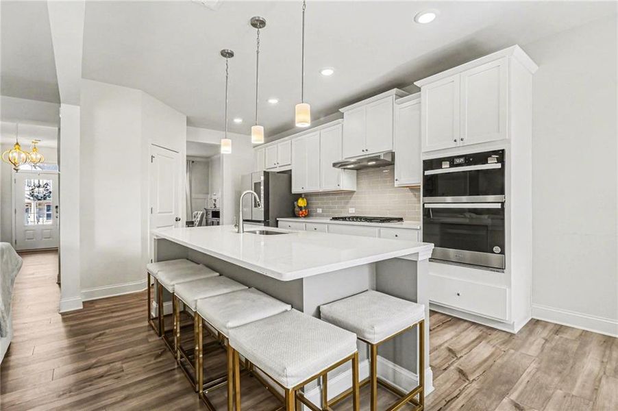 Furnished interior view inside a new home in Carmichael Farms, Canton (Image 12).