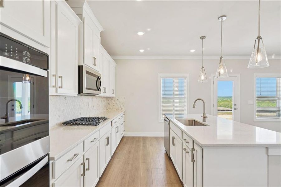 Furnished interior view inside a new home in River Pointe, Monroe (Image 6).