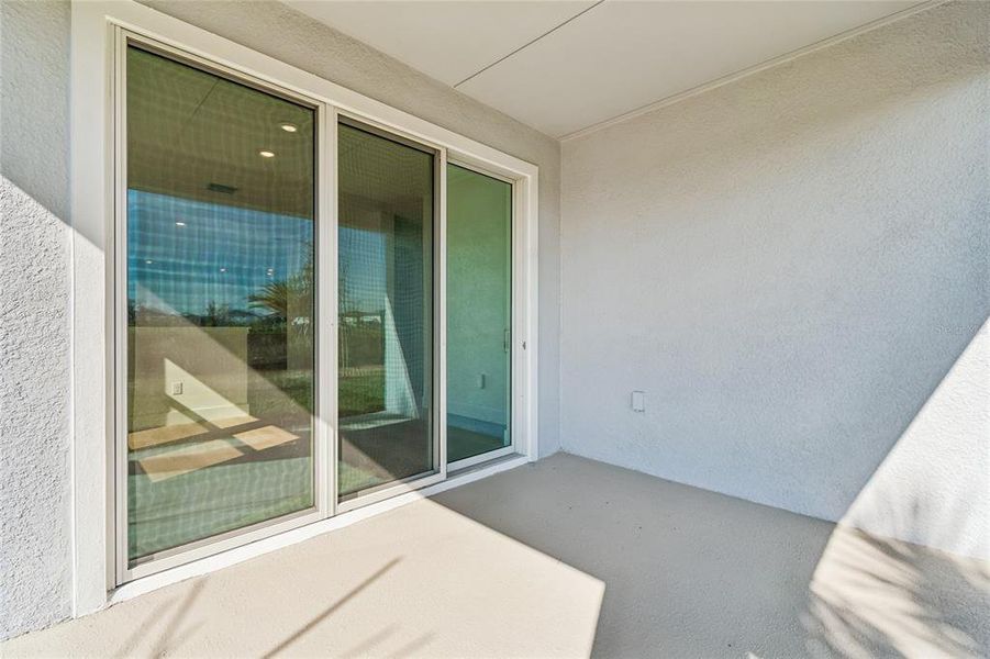 Exterior details and patio area of a home in Chapel Crossings - Garden Series, Wesley Chapel (Image 3). Exterior details and patio area of a home in Chapel Crossings - Garden Series, Wesley Chapel (Image 3).