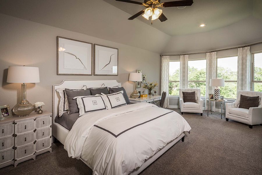 Representative Primary Bedroom - some options shown