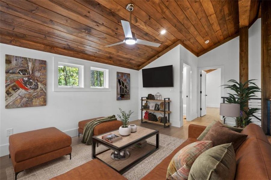 Furnished interior view inside a new home in , Ellijay (Image 6).