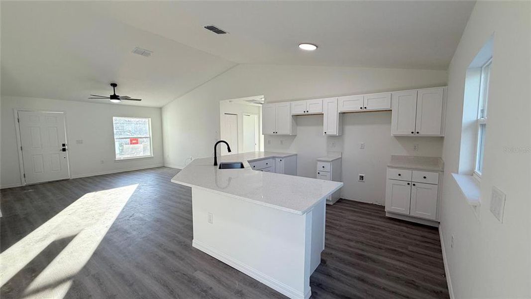 Furnished interior view inside a new home in , Dunnellon (Image 5).