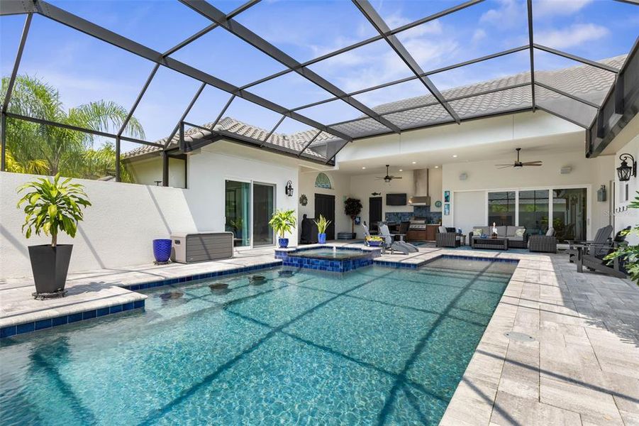 Exterior details and patio area of a home in Toscana, Palm Coast (Image 26).