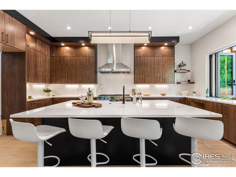 Stunning Black Walnut Kitchen