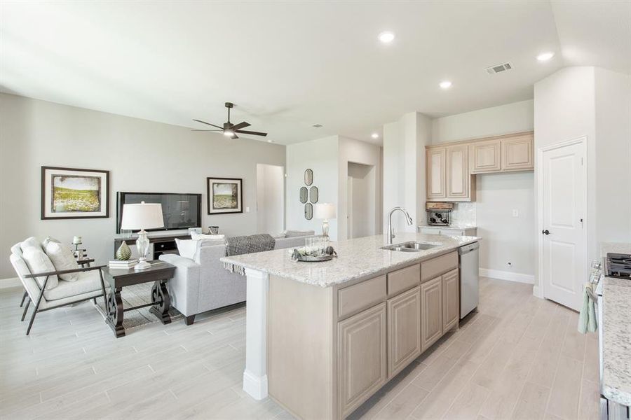 Furnished interior view inside a new home in Legacy Ranch Classic 55, Melissa (Image 12).