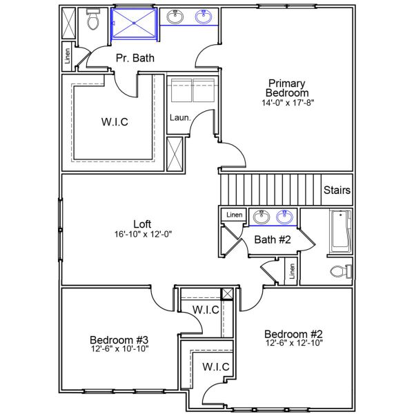 2D floor plan layout of this home in Six Oaks, Summerville, SC (Image 3). 2D floor plan layout of this home in Six Oaks, Summerville, SC (Image 3).