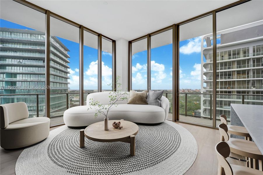 Condo located in Miami, FL showcasing its design and architecture (Image 12).