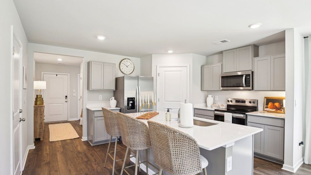 Furnished interior view inside a new home in Parkside Point, Portland (Image 18). Furnished interior view inside a new home in Parkside Point, Portland (Image 18).