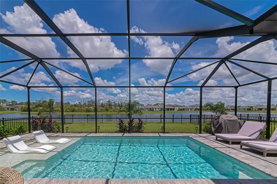 Exterior details and patio area of a home in , Parrish (Image 31).