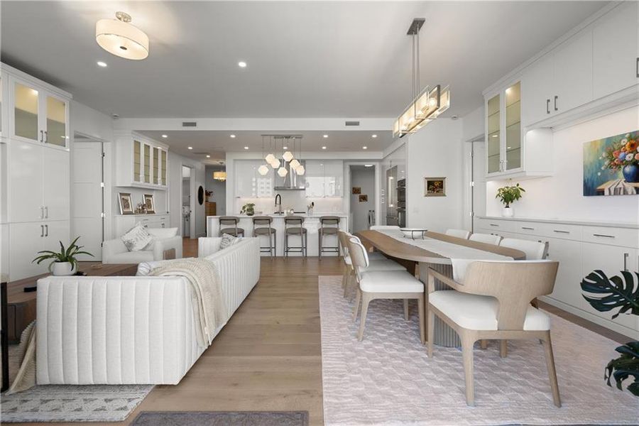Furnished interior view inside a new home in The Dillon Buckhead, Atlanta (Image 36).
