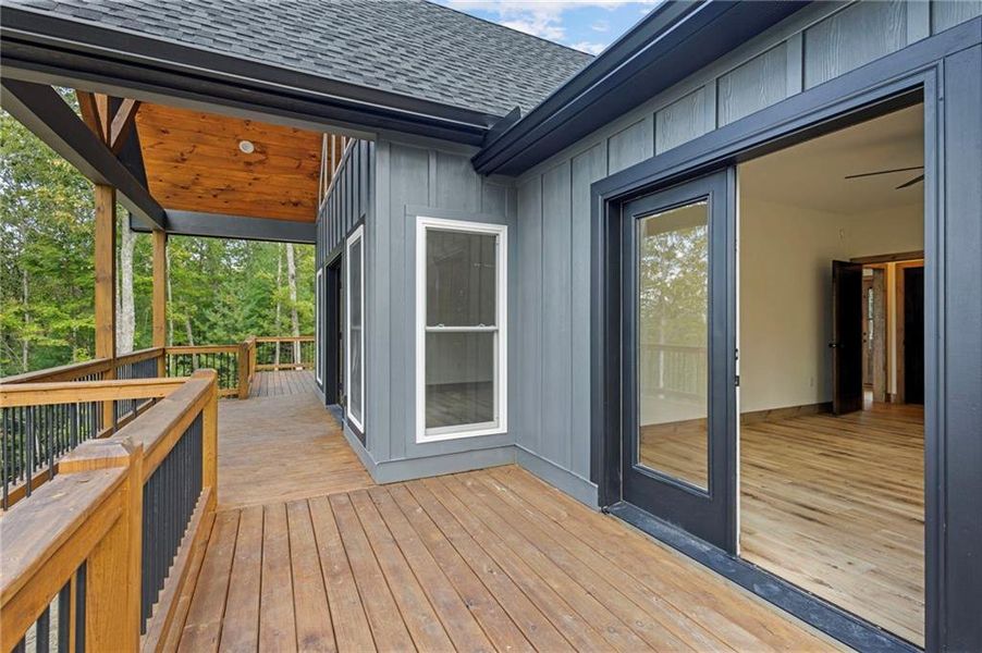 Front exterior of a new home in , Ellijay, GA, highlighting curb appeal (Image 26).