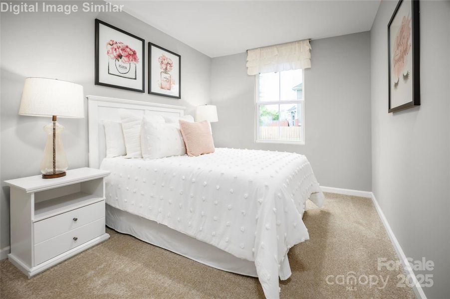 Bright and adaptable—this second bedroom offers generous closet space and endless possibilities for your unique style and needs Bright and adaptable—this second bedroom offers generous closet space and endless possibilities for your unique style and needs