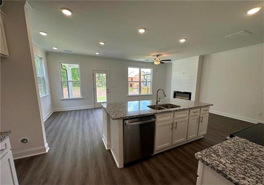 Furnished interior view inside a new home in Mulberry Summit, Flowery Branch (Image 3).