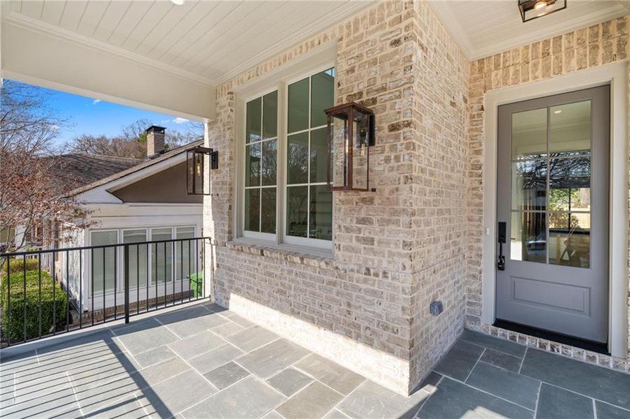 Exterior details and patio area of a home in , Atlanta (Image 27).