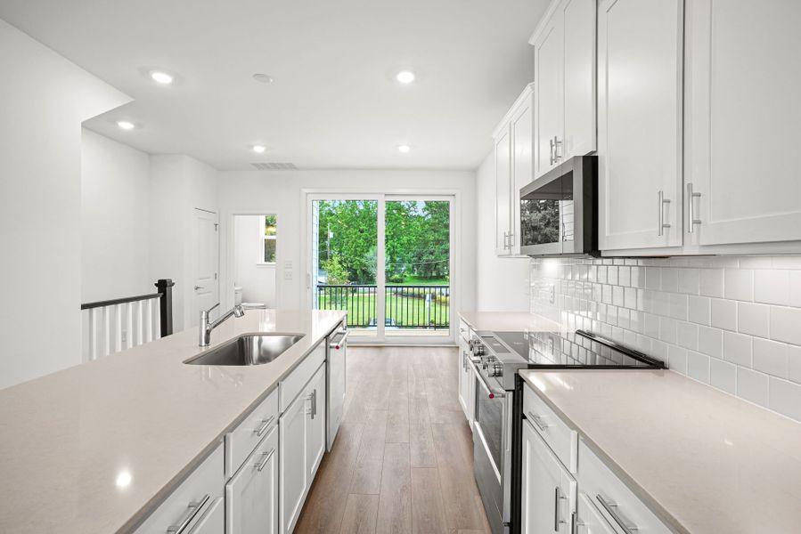Furnished interior view inside a new home in West End Heights, Charlotte (Image 8).