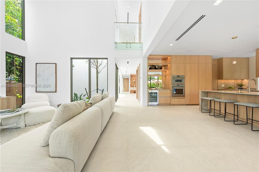 Furnished interior view inside a new home in , Miami (Image 13).