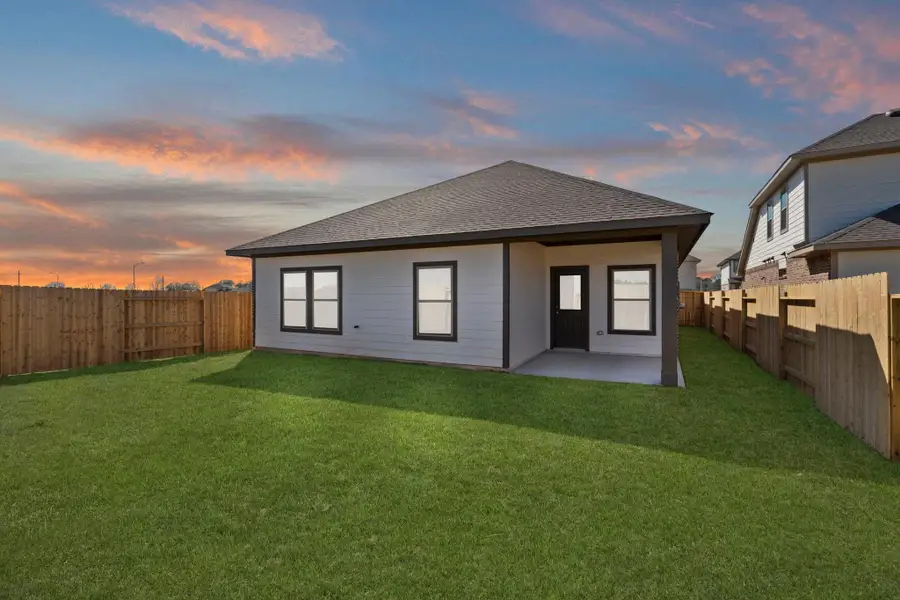 Exterior details and patio area of a home in Cypress Green, Hockley (Image 21).