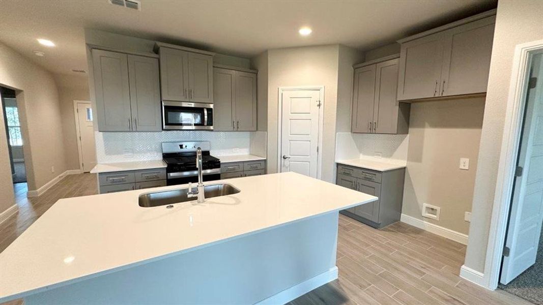 Furnished interior view inside a new home in Rock Creek Ranch, Fort Worth (Image 8).