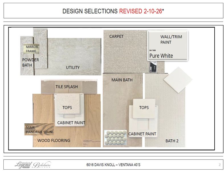 Representative photo of design selections for 6016 Davis Knoll