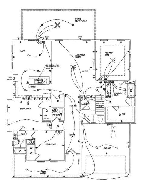 2D floor plan layout of this home in Pamlico Terrace, Awendaw, SC (Image 2).