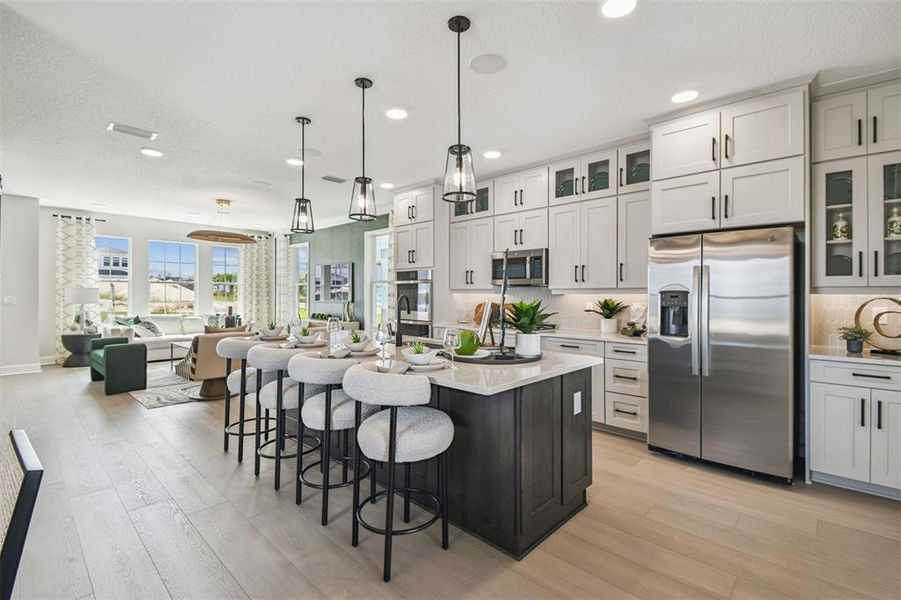 Furnished interior view inside a new home in Lake Star at Ovation, Winter Garden (Image 9).