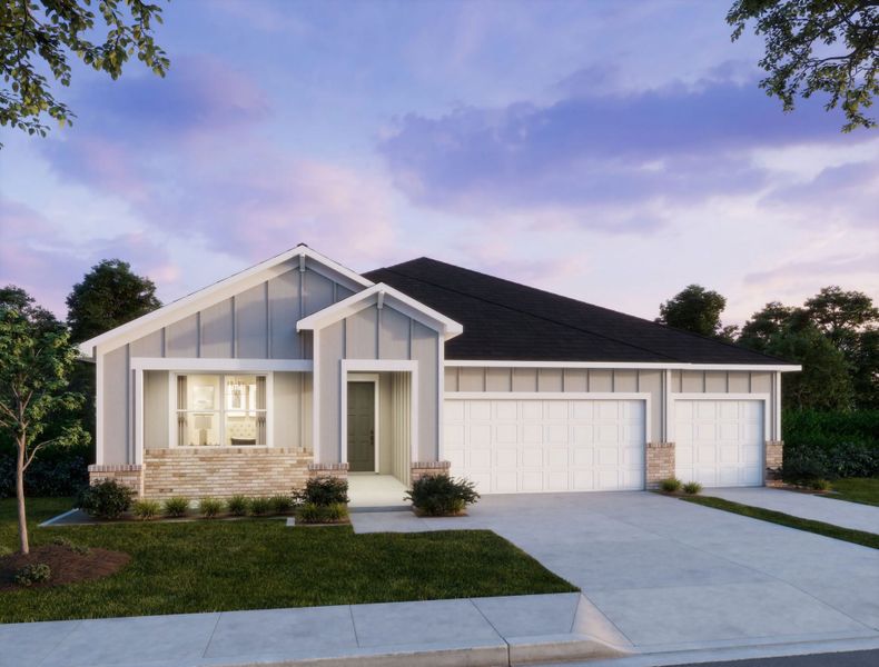 Representative exterior photo of a completed home built from the Naples by Maronda Homes in Seminole Bend, Pensacola, FL (Image 5).