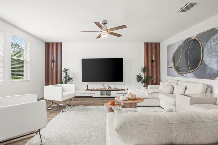 Furnished interior view inside a new home in The Reserve at Twin Lakes, St. Cloud (Image 11).