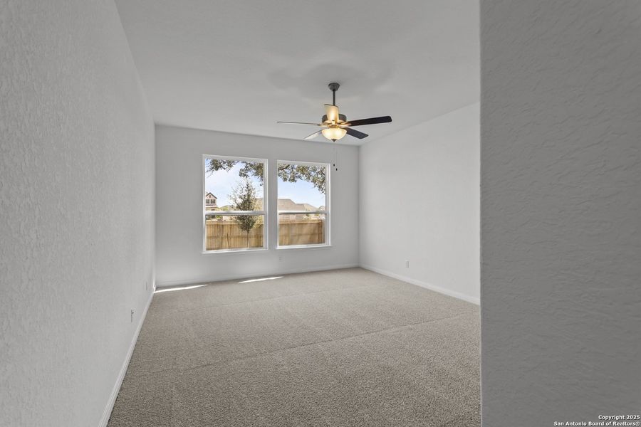 Spacious, unfurnished interior of a new home in Stillwater Ranch, San Antonio (Image 23). Spacious, unfurnished interior of a new home in Stillwater Ranch, San Antonio (Image 23).