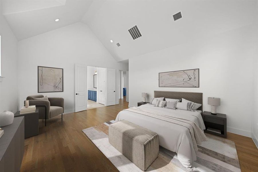 Furnished interior view inside a new home in King's Crossing - Phase 3, Parker (Image 20).