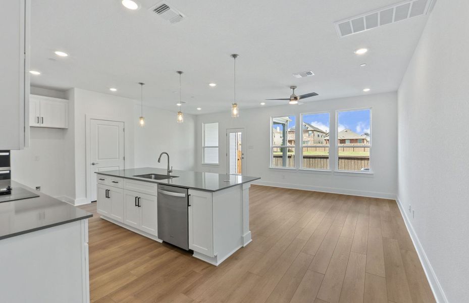 Furnished interior view inside a new home in Northpoint at Old Settlers, Round Rock (Image 15).