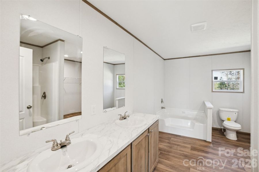 Furnished interior view inside a new home in , Vale (Image 5).