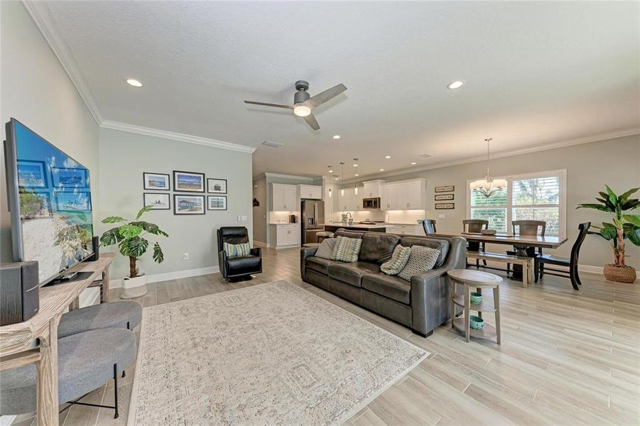 Furnished interior view inside a new home in , Parrish (Image 9).