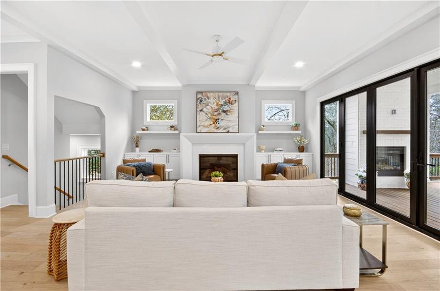 Furnished interior view inside a new home in , Atlanta (Image 12). Furnished interior view inside a new home in , Atlanta (Image 12).