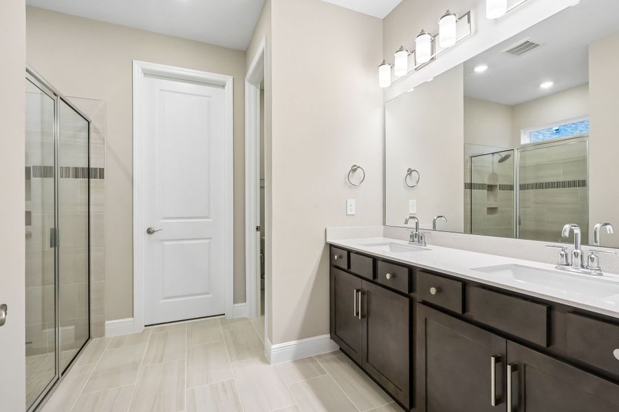 Furnished interior view inside a new home in Legends Preserve - Signature Series, Daytona Beach (Image 6).