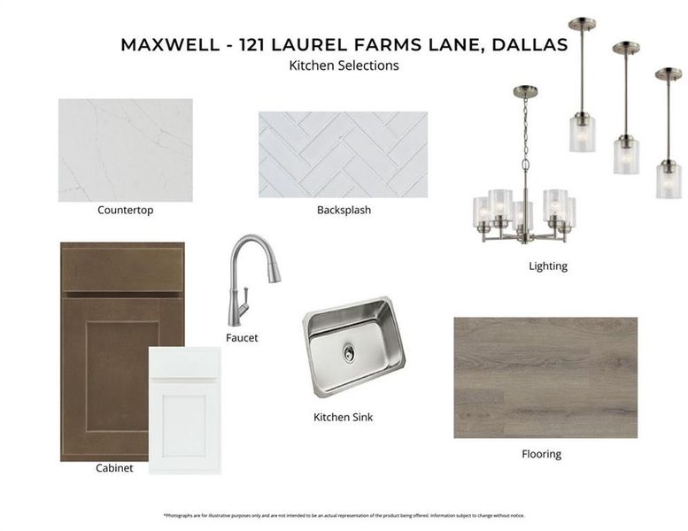 Sample of building materials used in homes in Laurel Farms, Dallas (Image 3).