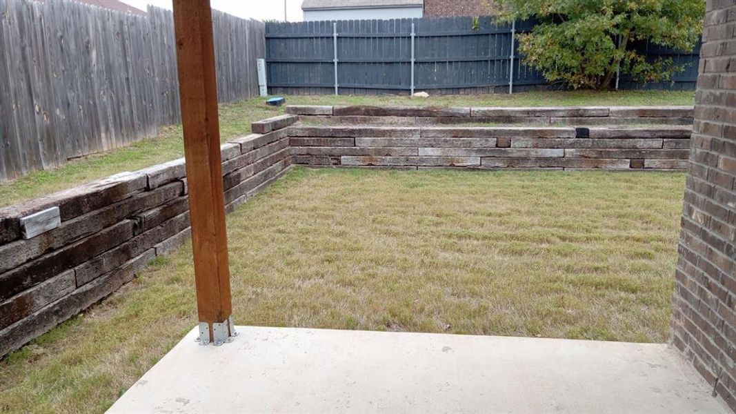 Exterior details and patio area of a home in , Granbury (Image 3). Exterior details and patio area of a home in , Granbury (Image 3).