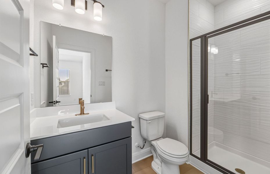 Furnished interior view inside a new home in Santa Rita Ranch, Liberty Hill (Image 9).