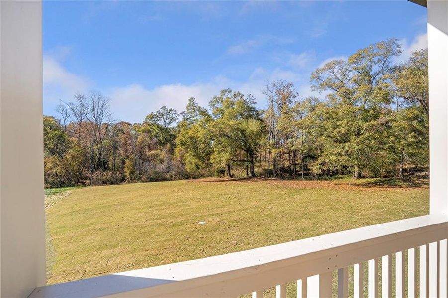Exterior details and patio area of a home in , Bogart (Image 31).