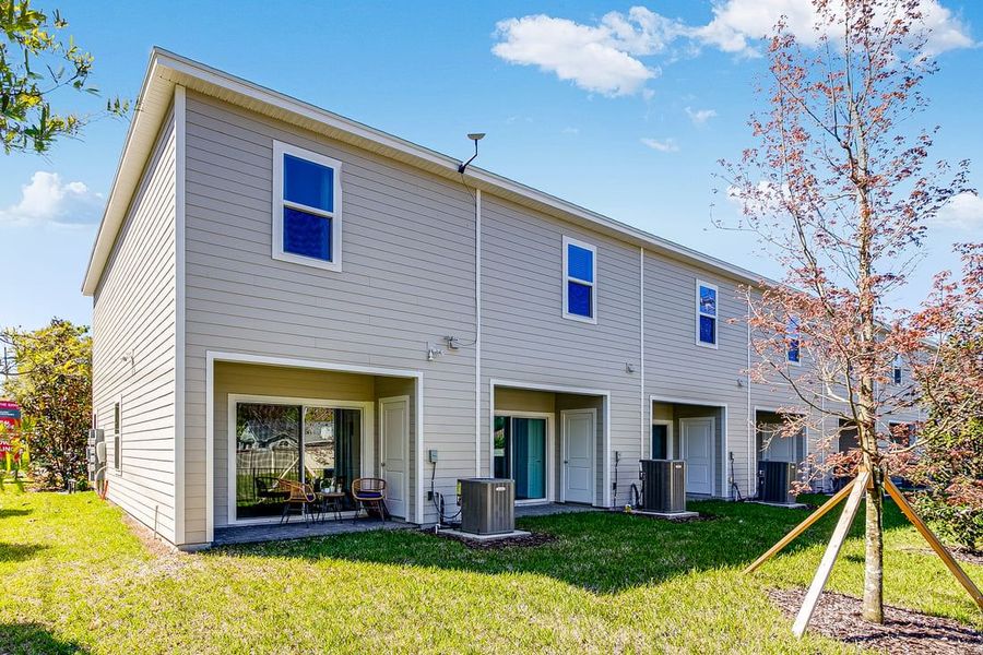 Representative exterior photo of a completed home built from the Juniper by Taylor Morrison in Sabal Terrace, Jacksonville, FL (Image 23). Representative exterior photo of a completed home built from the Juniper by Taylor Morrison in Sabal Terrace, Jacksonville, FL (Image 23).