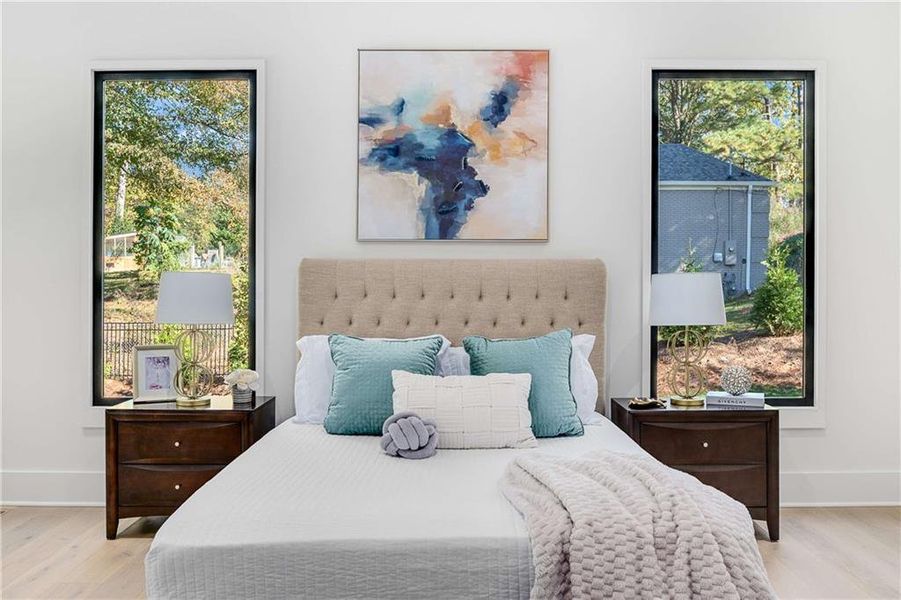 Furnished interior view inside a new home in , Sandy Springs (Image 32). Furnished interior view inside a new home in , Sandy Springs (Image 32).