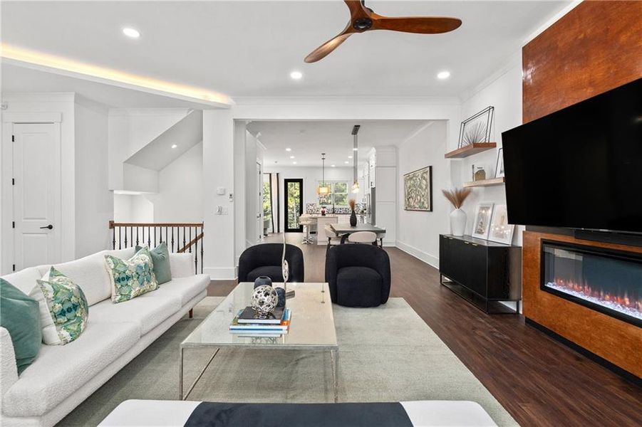 Furnished interior view inside a new home in , Stockbridge (Image 33).